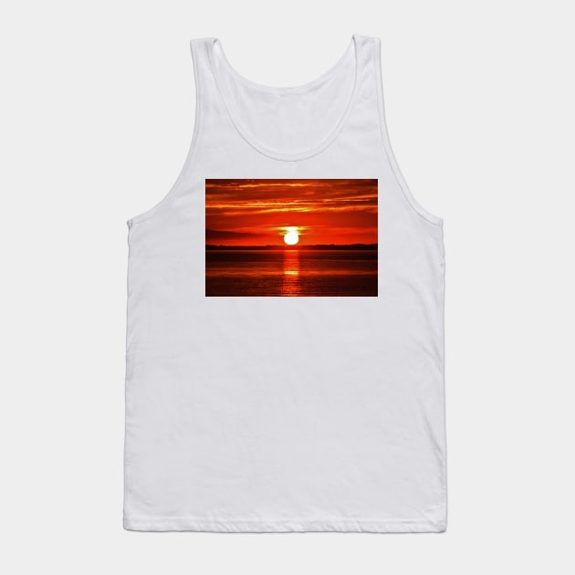 Fiery Sky Tank Top by BeachBumPics